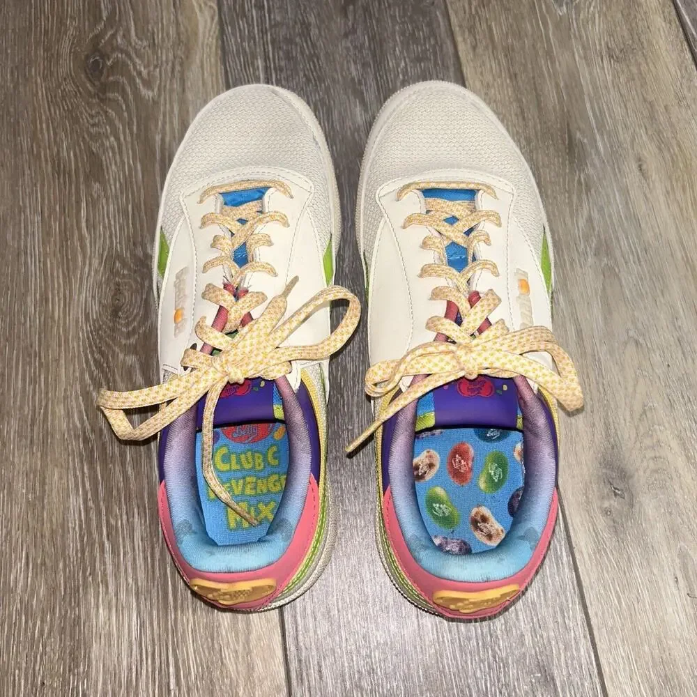 Reebok Men's US Size 9.5 Jelly Belly Club C Revenge Mix Shoes GV8263 Jelly Bean